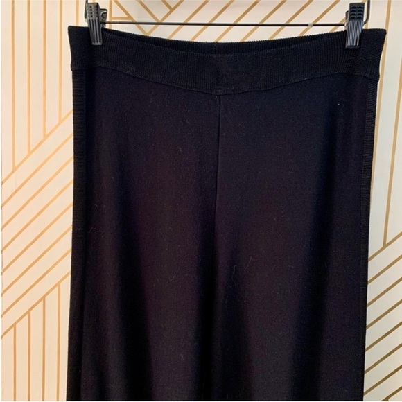 Intimately Free People Black Show Off pants Highrise semi sheer side striped M - Picture 11 of 13